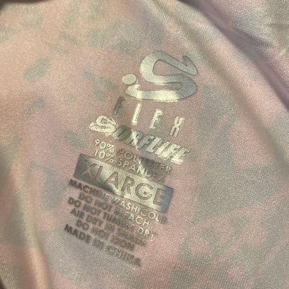 Surflife Flex long sleeve red blk light wt quick dry 4way stretch SPF50 shirt XL - Picture 10 of 13